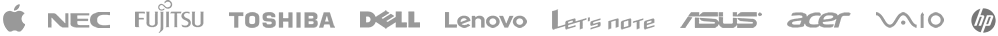 NEC・富士通・東芝・DELL・lenovo・let’snote・ASUS・ACER・VAIO・hp
