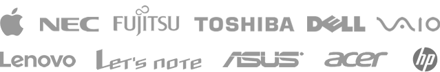 NEC・富士通・東芝・DELL・lenovo・let’snote・ASUS・ACER・VAIO・hp